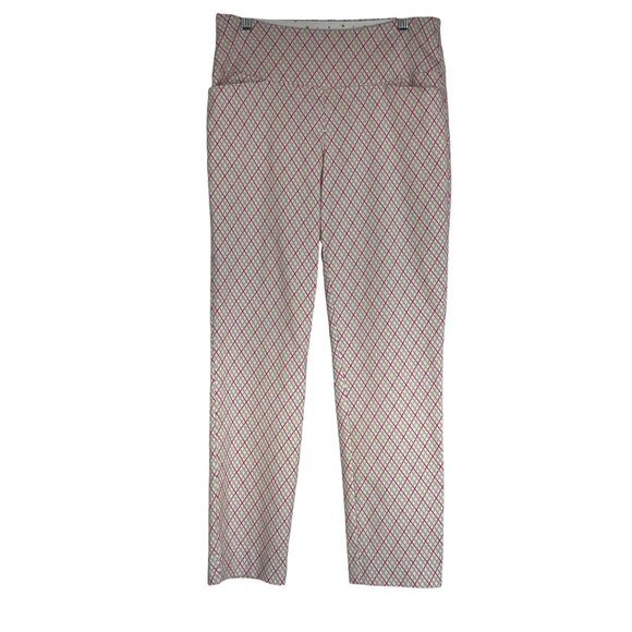 SWING CONTROL - WOMEN'S 8 - MULTICOLOR VISCOSE ELAASTIC WAIST PULL-ON GOLF PANTS - Picture 1 of 10